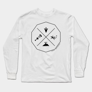 Goron Brotherhood Hipster Logo Long Sleeve T-Shirt